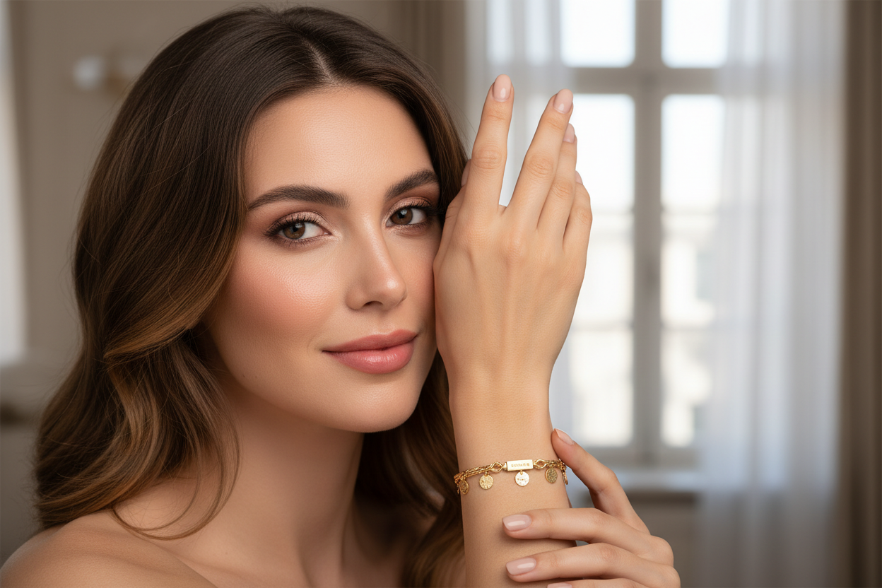 Luniva Golden Armband